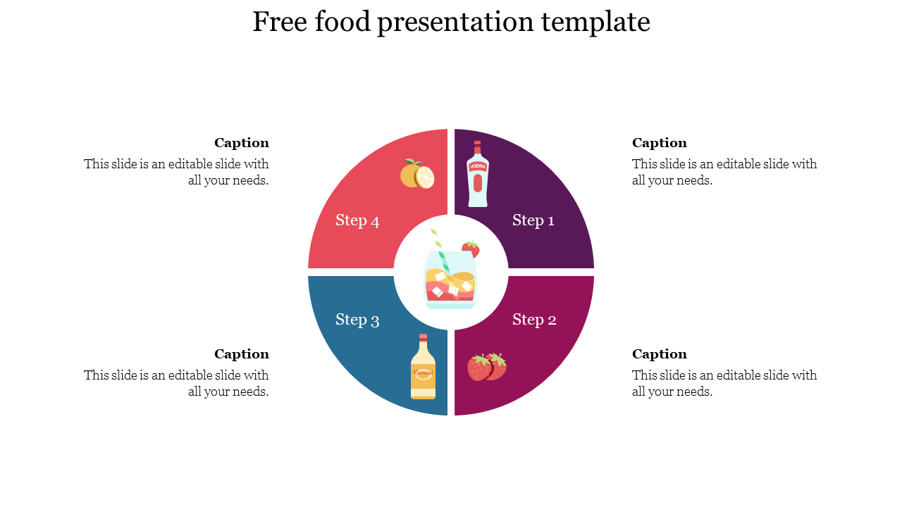 Free food presentation template